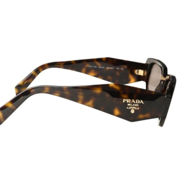 Prada Symbole Rectangular Sunglasses, PR17WS 49mm in Tortoise main image 5